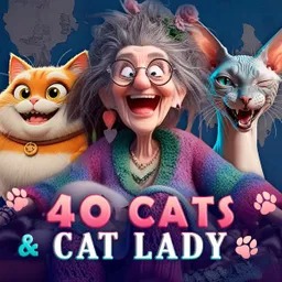Forty Cats And Cat Lady